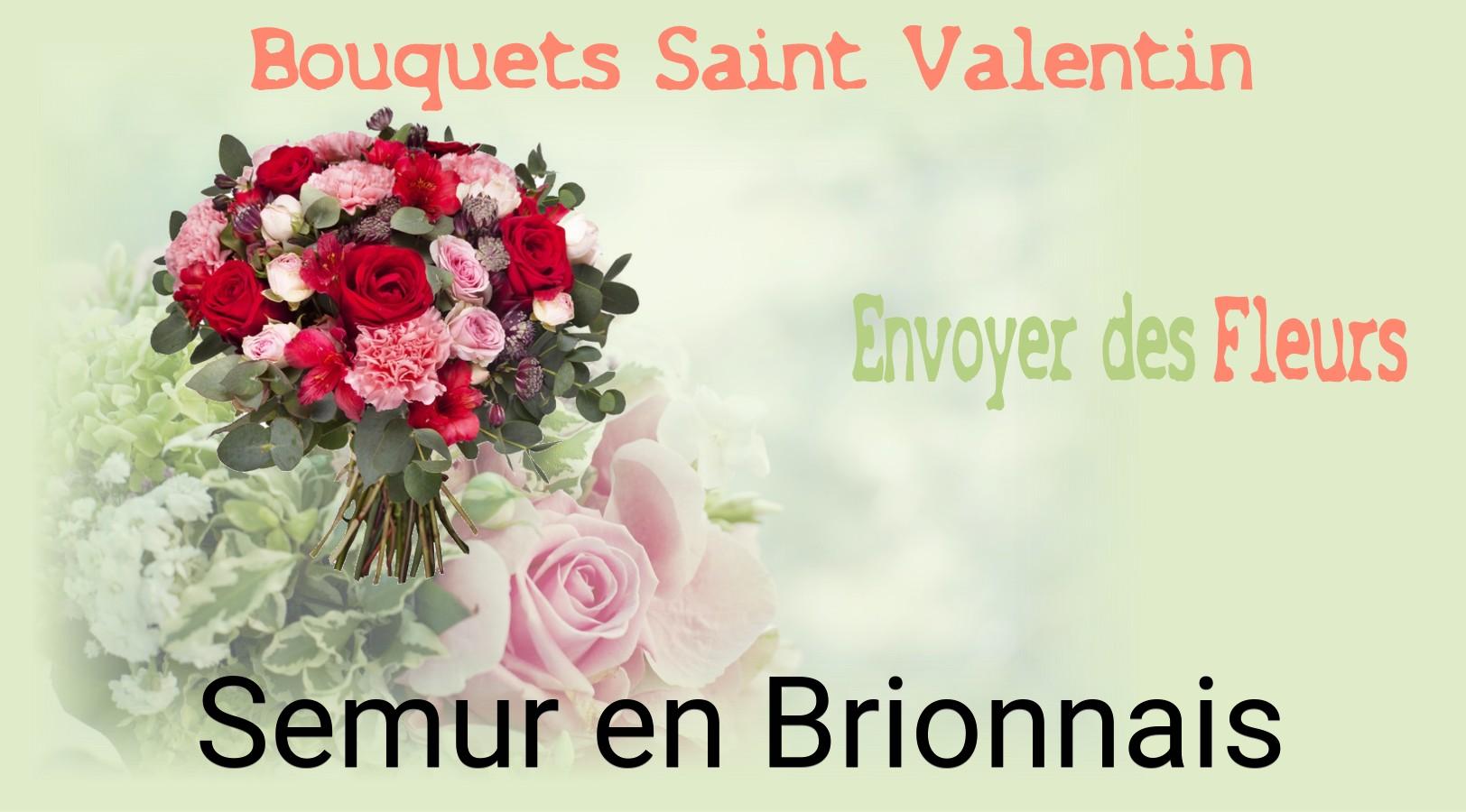 Roses de Saint-Valentin livrées à Semur-en-Brionnais